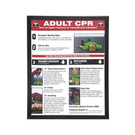 Accuform PLASTIC POSTER FRAMES 8 12 in X 11 in DTC181BK DTC181BK